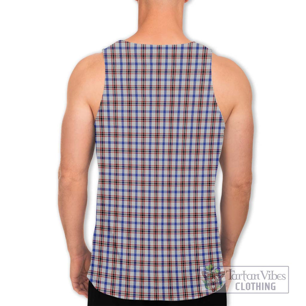 Boswell Tartan Men's Tank Top with Family Crest DNA In Me Style - Tartanvibesclothing Shop