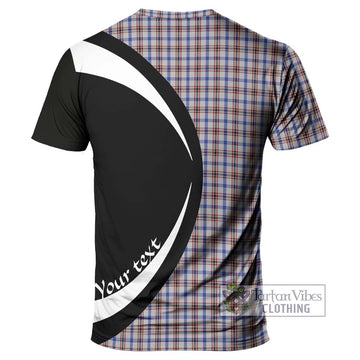 Boswell Tartan T-Shirt with Family Crest Circle Style