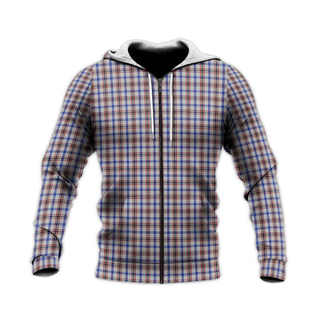 Boswell Tartan Knitted Hoodie