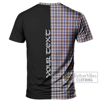 Boswell Tartan T-Shirt with Family Crest and Half Of Me Style