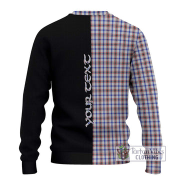 Boswell Tartan Ugly Sweater with Family Crest and Half Of Me Style - Tartan Vibes Clothing
