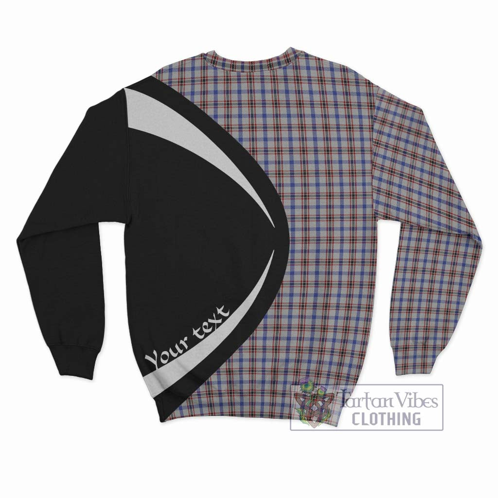 Boswell Tartan Sweatshirt with Family Crest Circle Style - Tartan Vibes Clothing