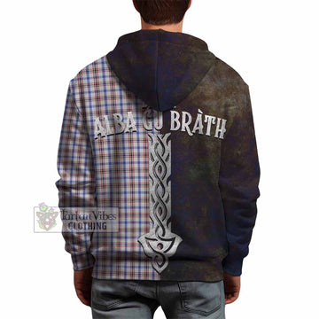 Boswell Tartan Family Crest Hoodie Alba Gu Brath Be Brave Lion Ancient Style - Tartan Vibes Clothing