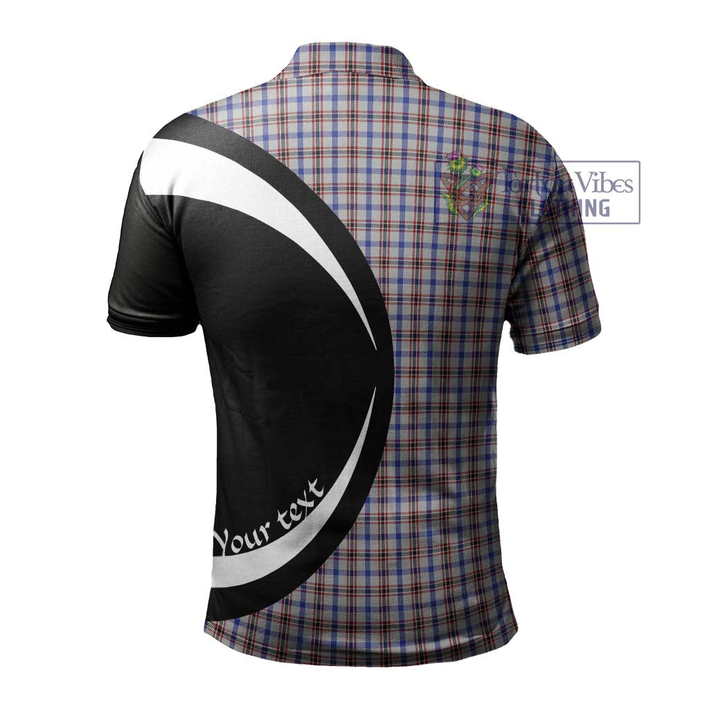 Boswell Tartan Men's Polo Shirt with Family Crest Circle Style - Tartan Vibes Clothing