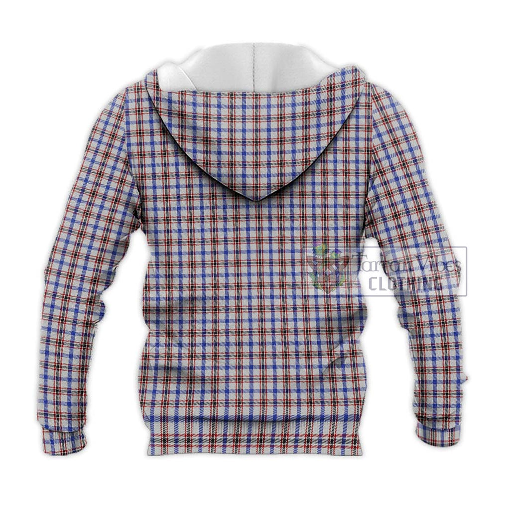 Boswell Tartan Knitted Hoodie with Family Crest DNA In Me Style - Tartanvibesclothing Shop