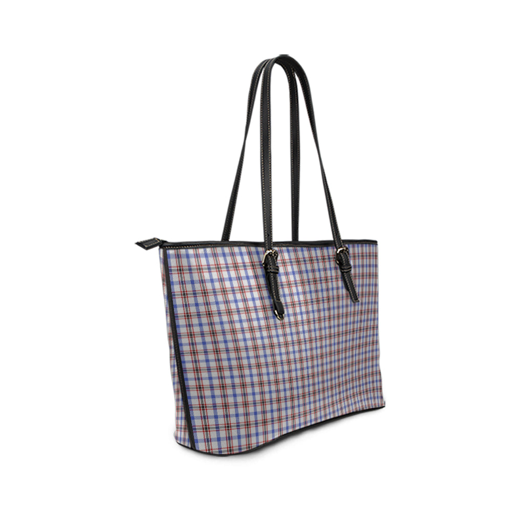 Boswell Tartan Leather Tote Bag - Tartanvibesclothing