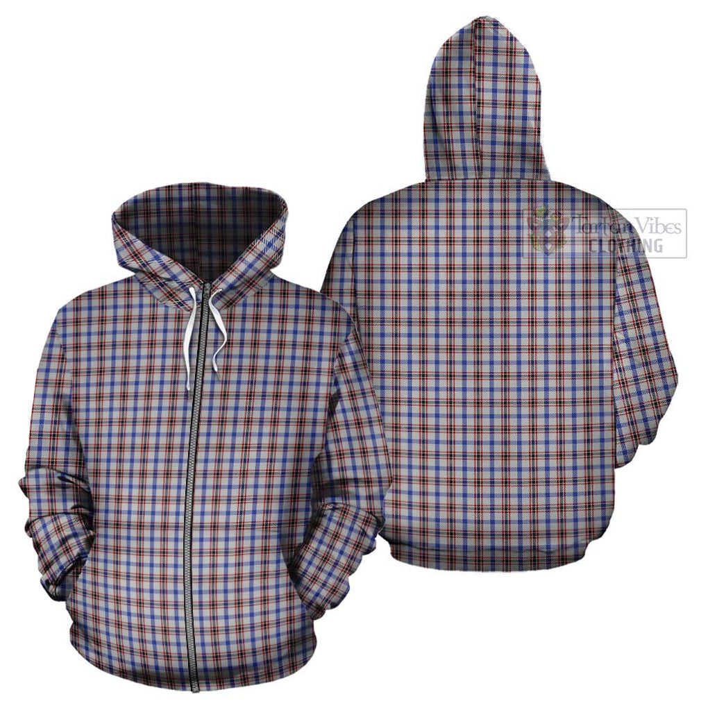 Boswell Tartan Cotton Hoodie Zip Hoodie - Tartan Vibes Clothing