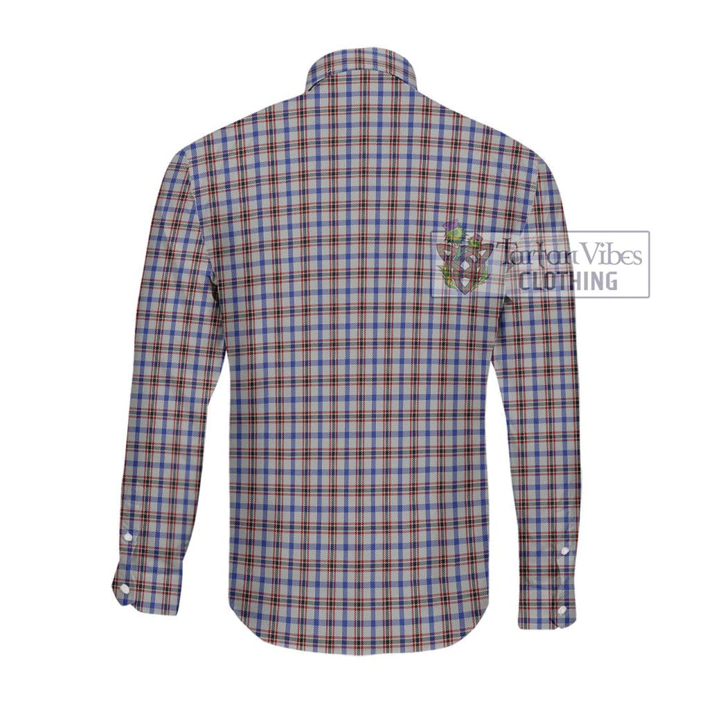 Boswell Tartan Long Sleeve Button Shirt with Family Crest DNA In Me Style - Tartanvibesclothing Shop