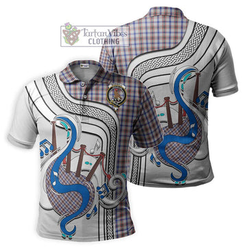 Boswell Tartan Polo Shirt with Epic Bagpipe Style