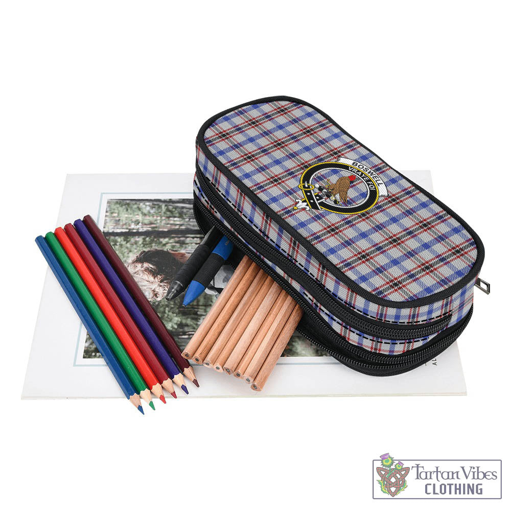 Tartan Vibes Clothing Boswell Tartan Pen and Pencil Case with Family Crest