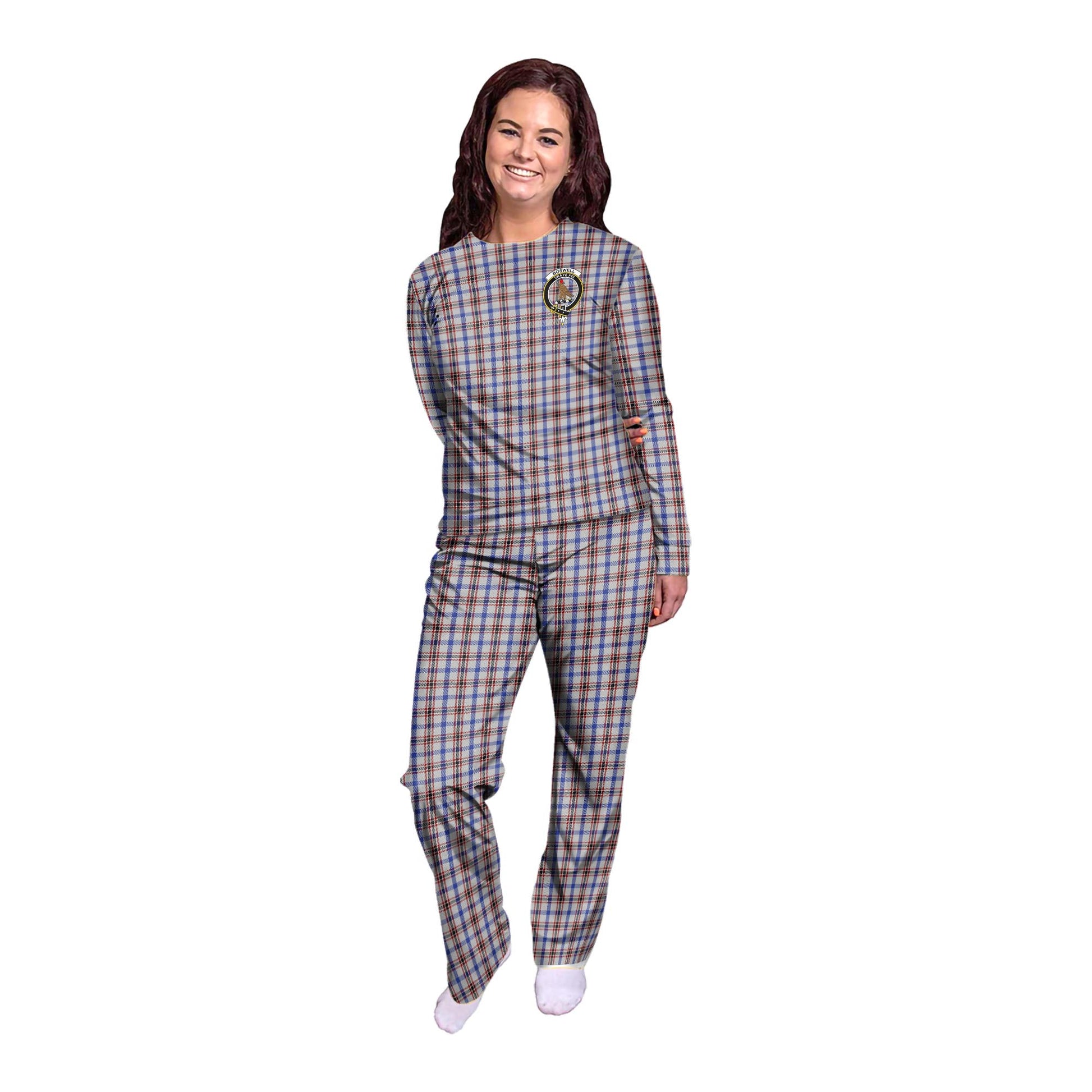 Boswell Tartan Pajamas Family Set with Family Crest - Tartan Vibes Clothing