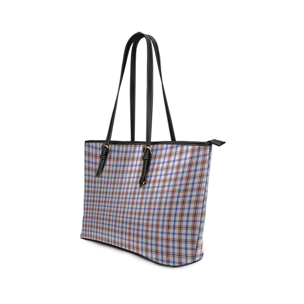 Boswell Tartan Leather Tote Bag - Tartanvibesclothing