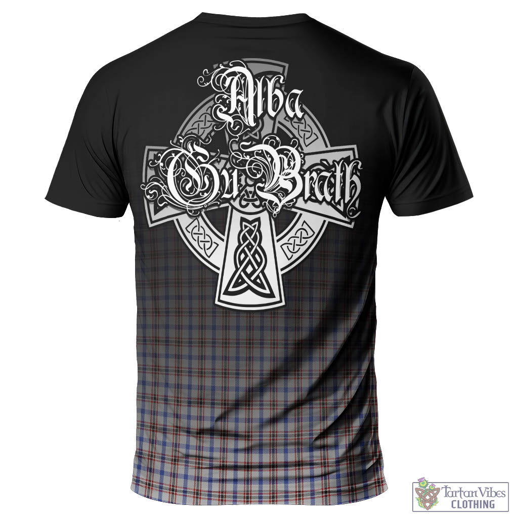 Tartan Vibes Clothing Boswell Tartan T-Shirt Featuring Alba Gu Brath Family Crest Celtic Inspired