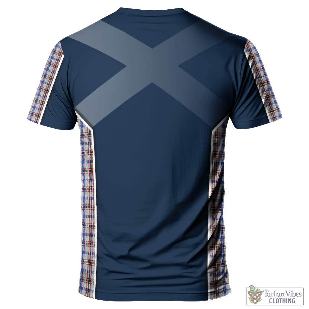 Tartan Vibes Clothing Boswell Tartan T-Shirt with Family Crest and Lion Rampant Vibes Sport Style