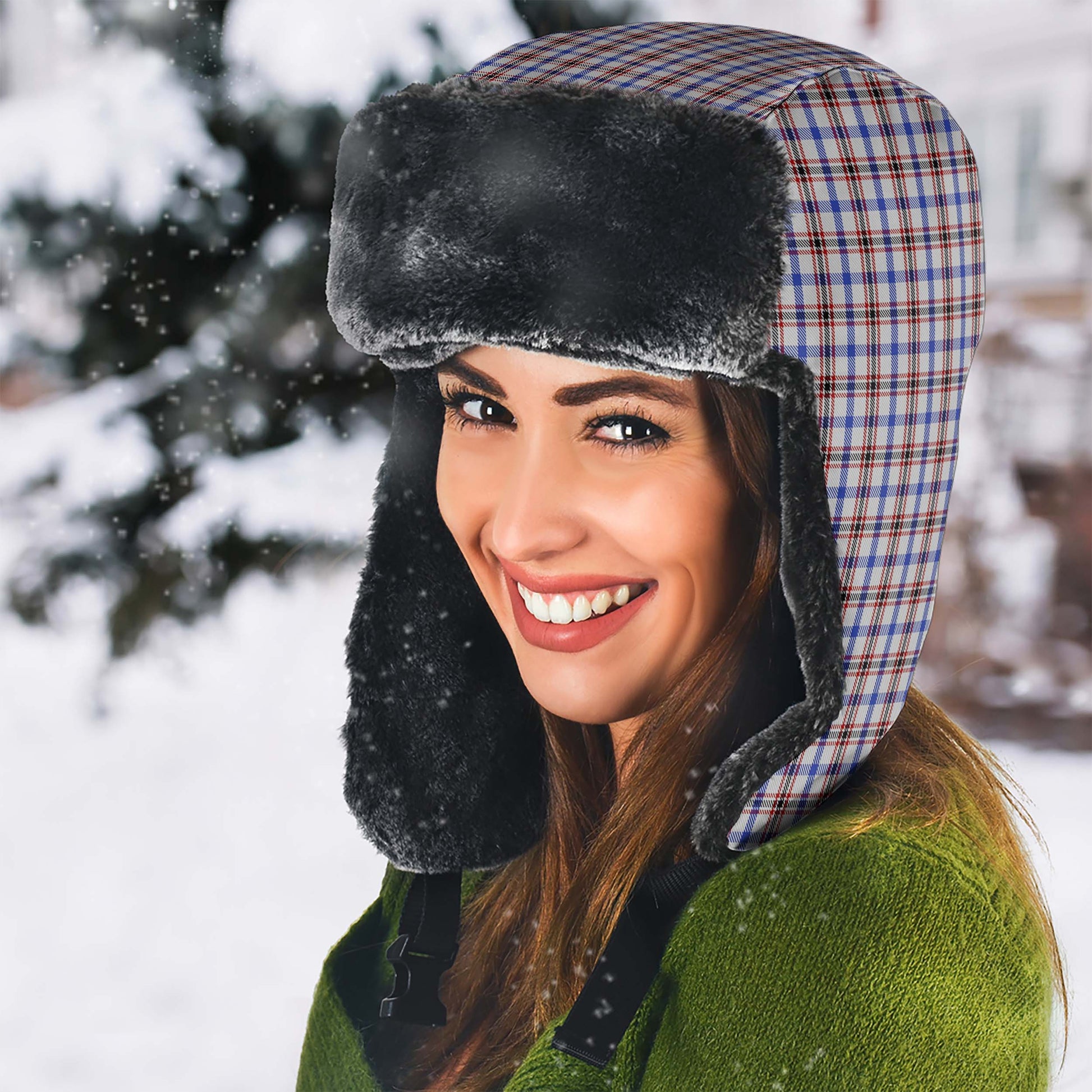 Boswell Tartan Winter Trapper Hat - Tartanvibesclothing