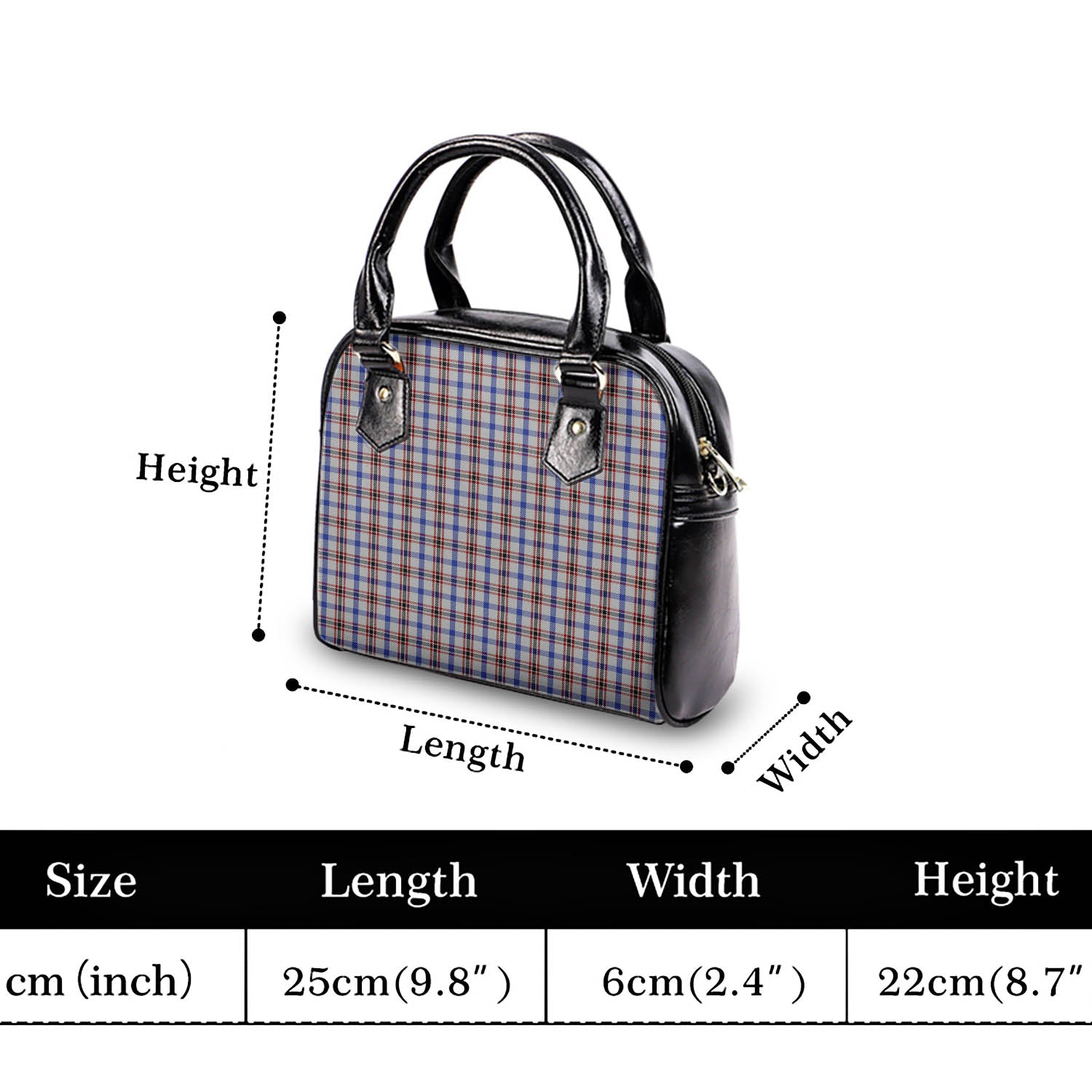 Boswell Tartan Shoulder Handbags - Tartanvibesclothing