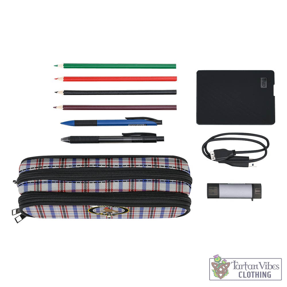 Tartan Vibes Clothing Boswell Tartan Pen and Pencil Case with Family Crest