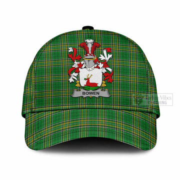 Bowen Irish Clan Tartan Classic Cap with Coat of Arms