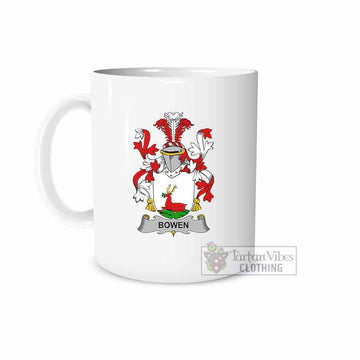 Bowen Irish Clan Coat of Arms Ceramic Mug