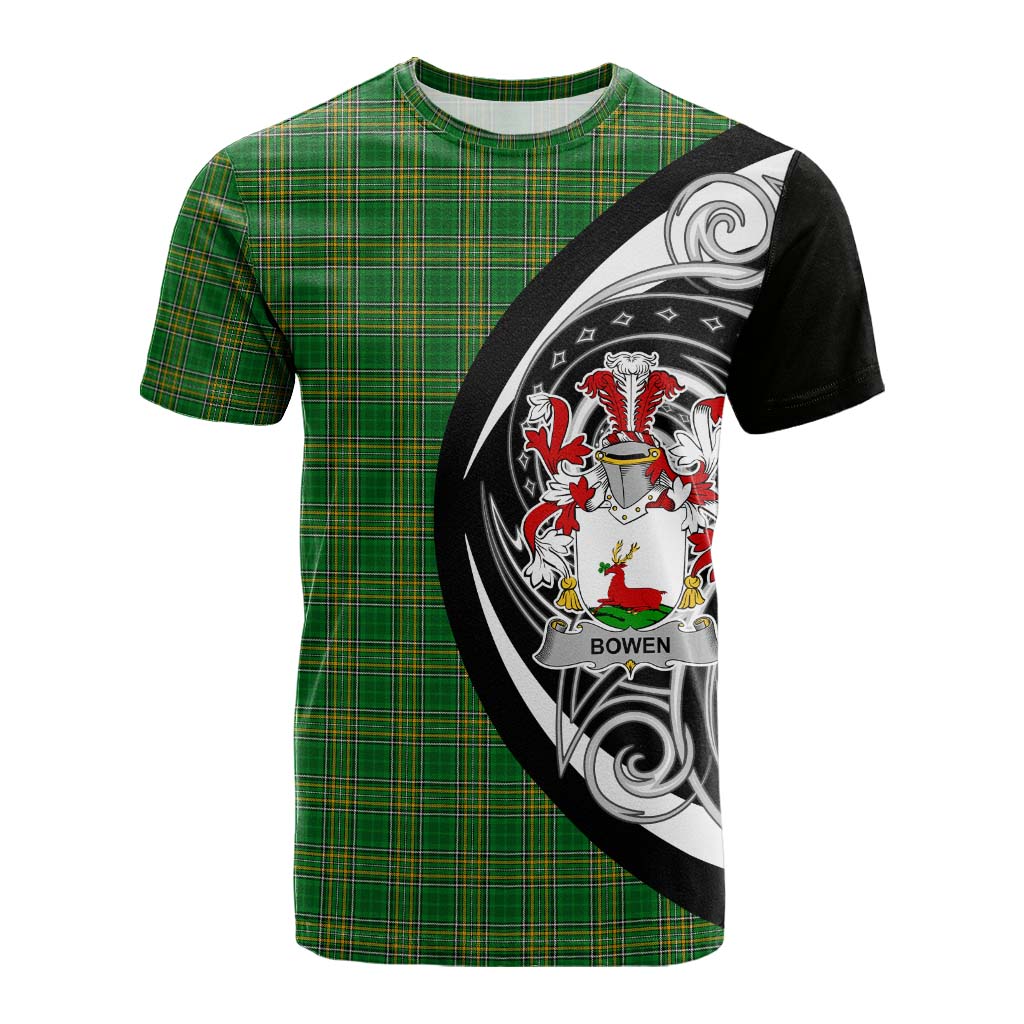 Bowen Irish Clan Cotton T-shirt Celtic Circle Style Kid's Shirt - Tartan Vibes Clothing