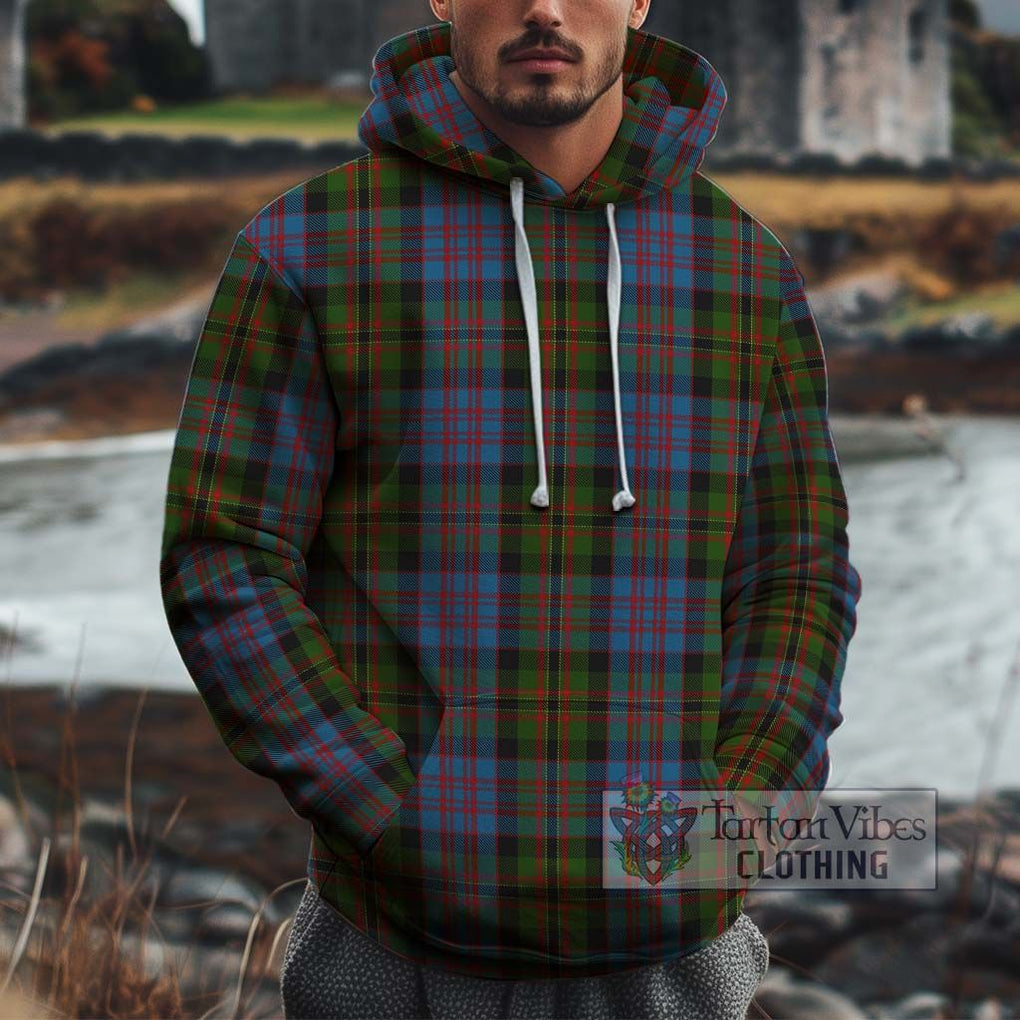 Bowie Tartan Cotton Hoodie Zip Hoodie - Tartan Vibes Clothing