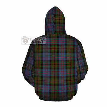 Bowie Tartan Cotton Hoodie with Family Crest DNA In Me Style Pullover Hoodie - Tartan Vibes Clothing