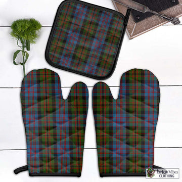 Bowie Tartan Combo Oven Mitt & Pot-Holder Black - Tartan Vibes Clothing