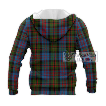 Bowie Tartan Knitted Hoodie with Family Crest DNA In Me Style - Tartan Vibes Clothing