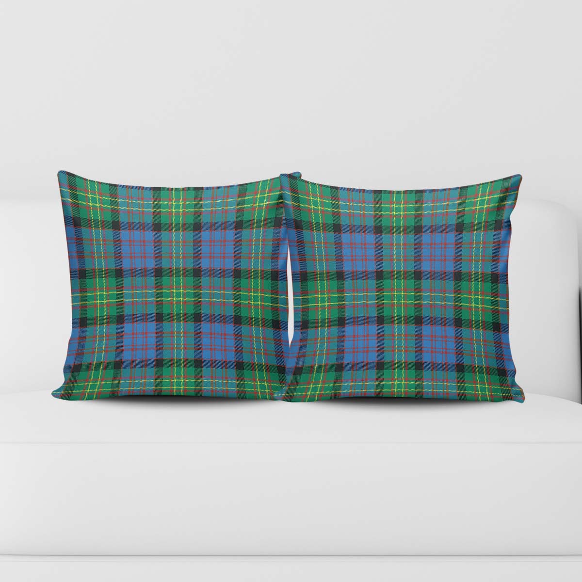 Bowie Ancient Tartan Pillow Cover Square Pillow Cover - Tartanvibesclothing