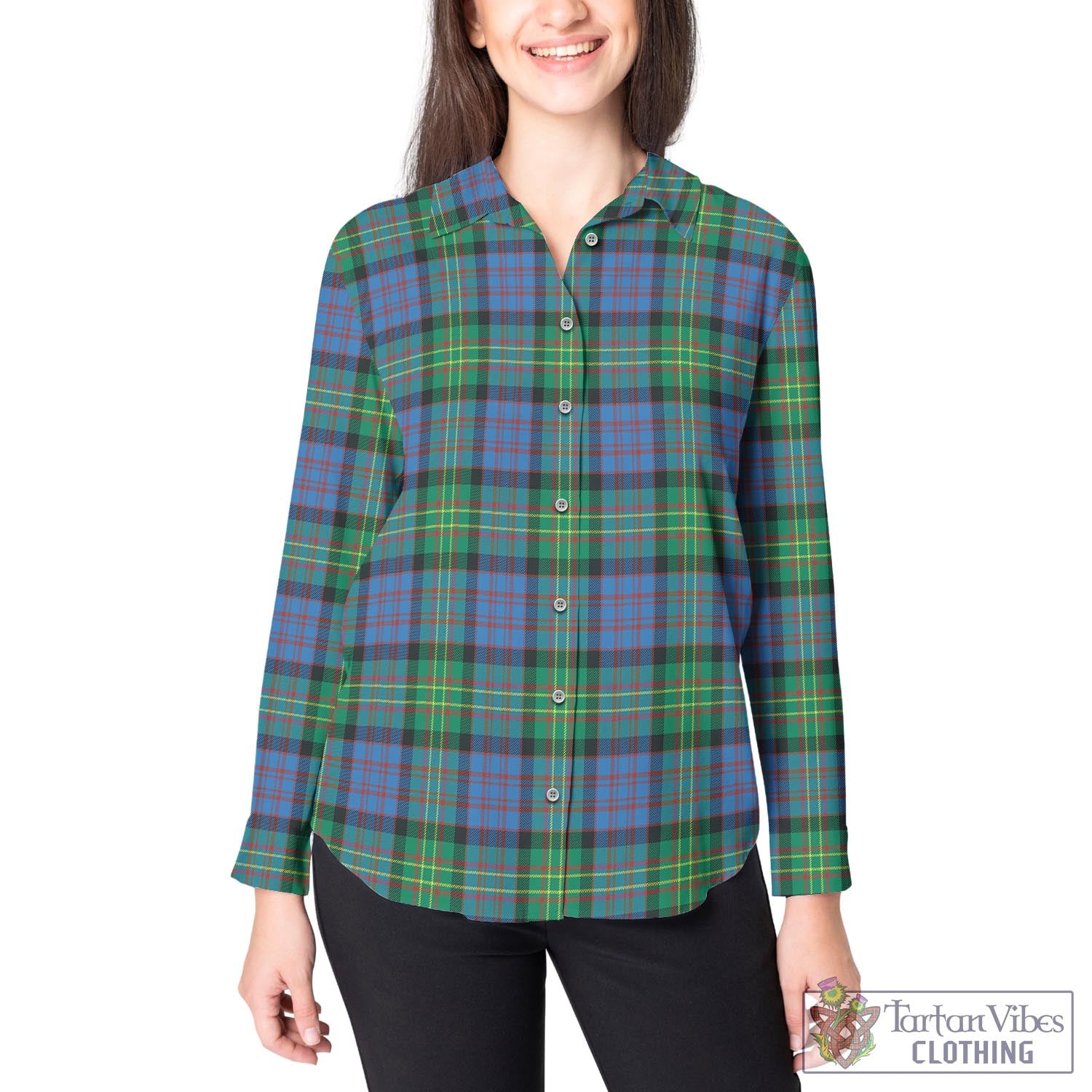 Bowie Ancient Tartan Womens Casual Shirt