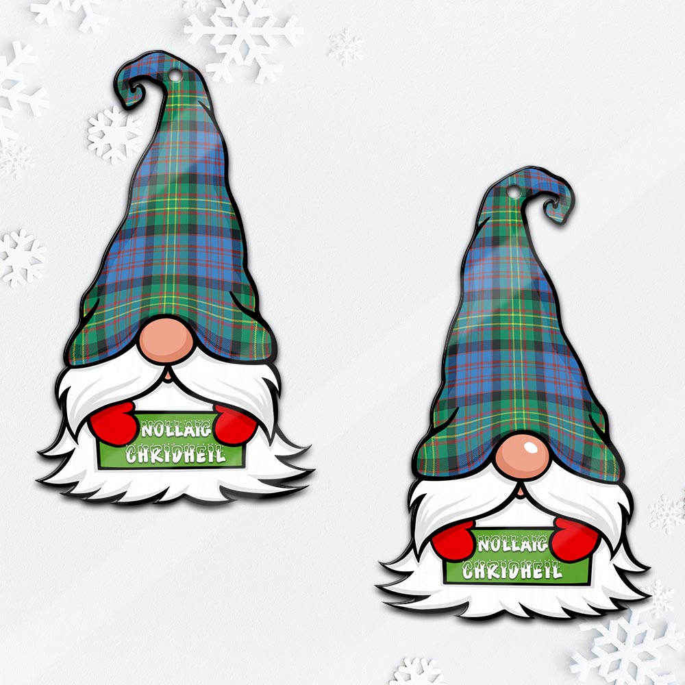 Bowie Ancient Gnome Christmas Ornament with His Tartan Christmas Hat - Tartan Vibes Clothing