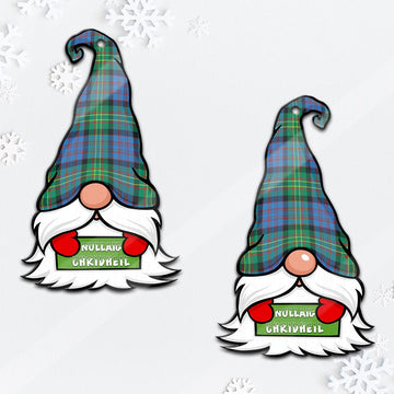 Bowie Ancient Gnome Christmas Ornament with His Tartan Christmas Hat