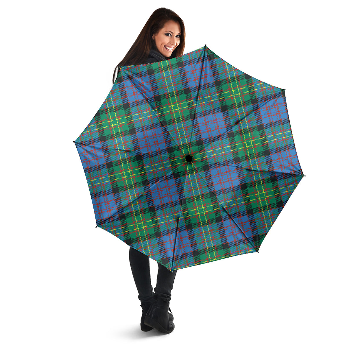 Bowie Ancient Tartan Umbrella - Tartanvibesclothing