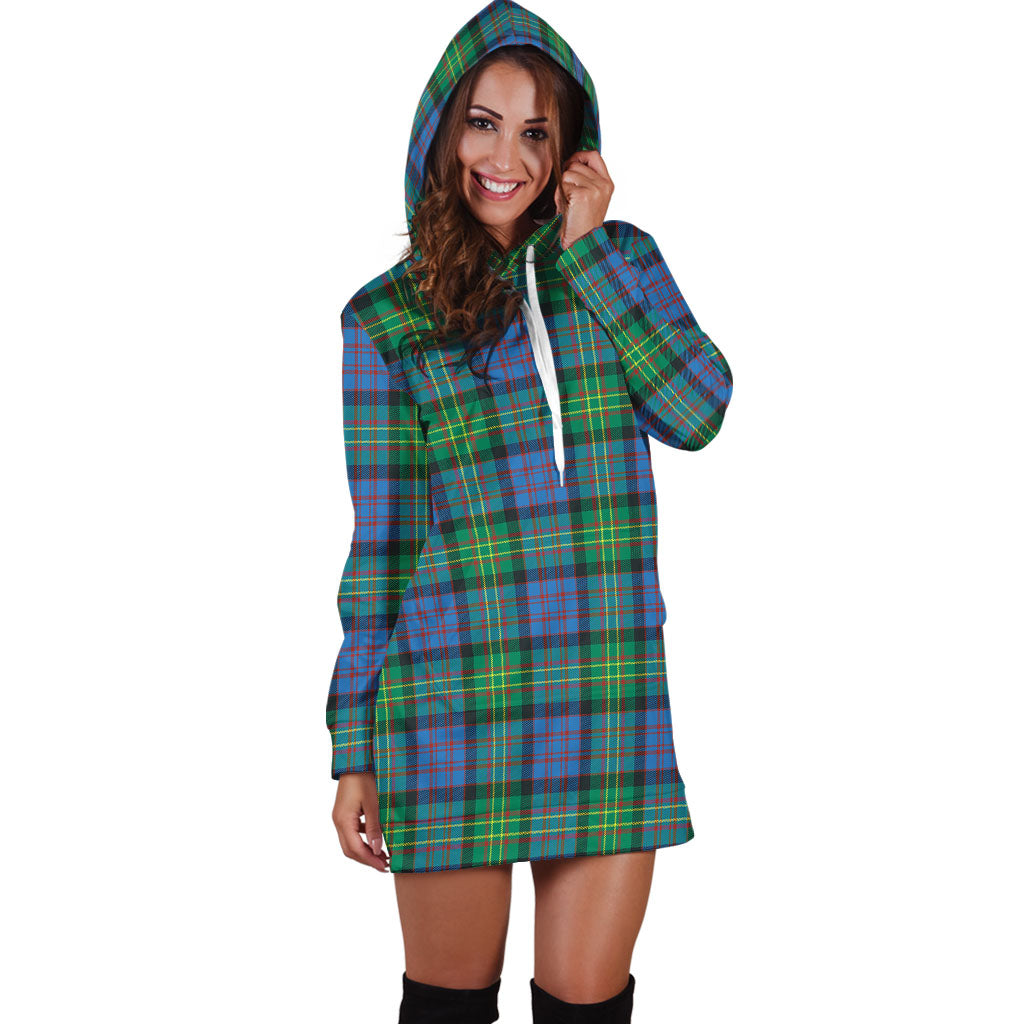 Bowie Ancient Tartan Hoodie Dress - Tartan Vibes Clothing