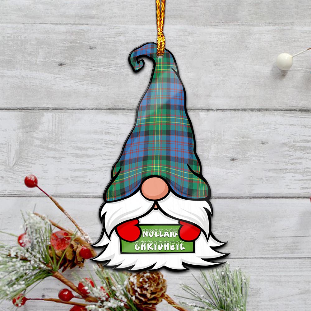 Bowie Ancient Gnome Christmas Ornament with His Tartan Christmas Hat - Tartan Vibes Clothing