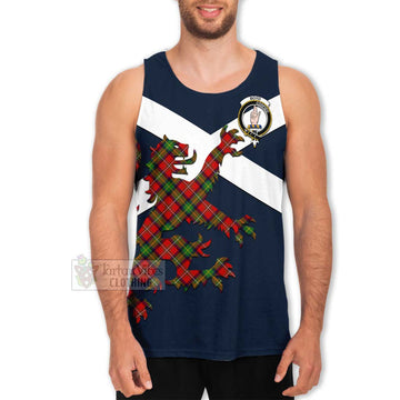 Boyd Tartan Lion Rampant Men's Tank Top  Proudly Display Your Heritage with Alba Gu Brath and Clan Name