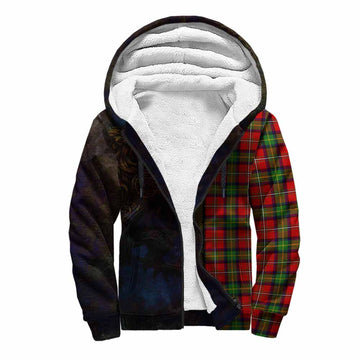 Boyd Tartan Family Crest Sherpa Hoodie Alba Gu Brath Be Brave Lion Ancient Style Unisex S - Tartan Vibes Clothing