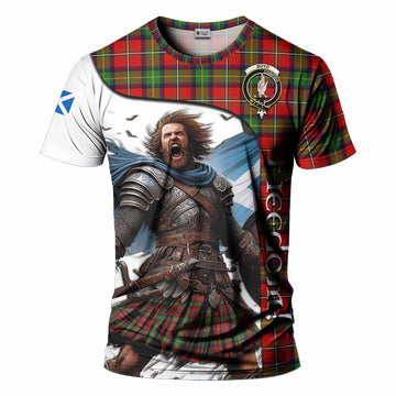 Boyd Crest Tartan T-Shirt Inspired by the Freedom of Scottish Warrior