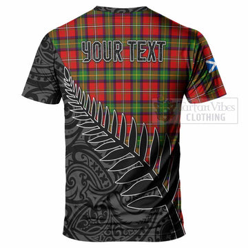 Boyd Crest Tartan T-Shirt with New Zealand Silver Fern Half Style