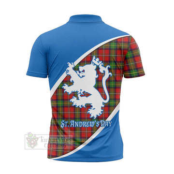 Boyd Family Crest Tartan Zipper Polo Shirt Celebrate Saint Andrew's Day in Style