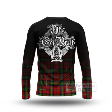 Boyd Tartan Long Sleeve T-Shirt Featuring Alba Gu Brath Family Crest Celtic Inspired