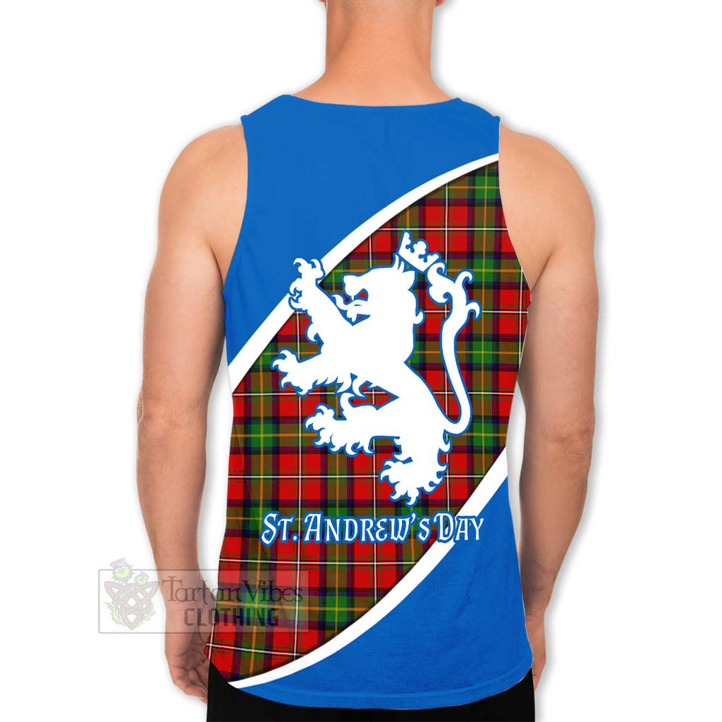 Tartan Vibes Clothing Boyd Family Crest Tartan Men's Tank Top Celebrate Saint Andrew's Day in Style