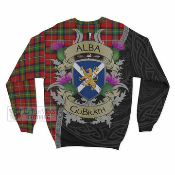 Boyd Tartan Family Crest Sweatshirt Lion Rampant Royal Thistle Shield Celtic Inspired - Tartan Vibes Clothing