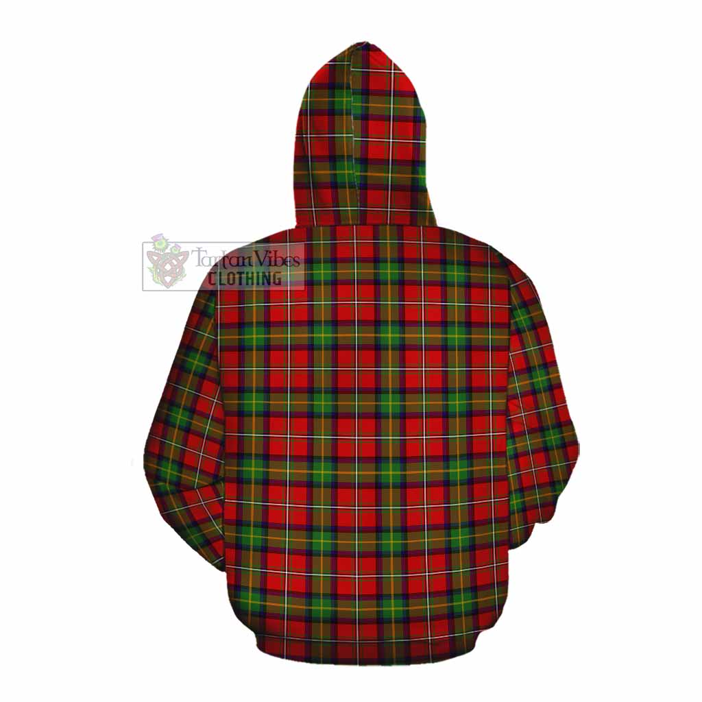 Tartan Vibes Clothing Boyd Tartan Cotton Hoodie with Family Crest DNA In Me Style