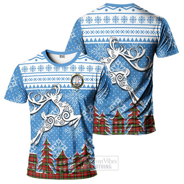 Boyd Clan Christmas T-Shirt Celtic Reindeer Style