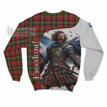 Boyd Crest Tartan Sweatshirt Inspired by the Freedom of Scottish Warrior