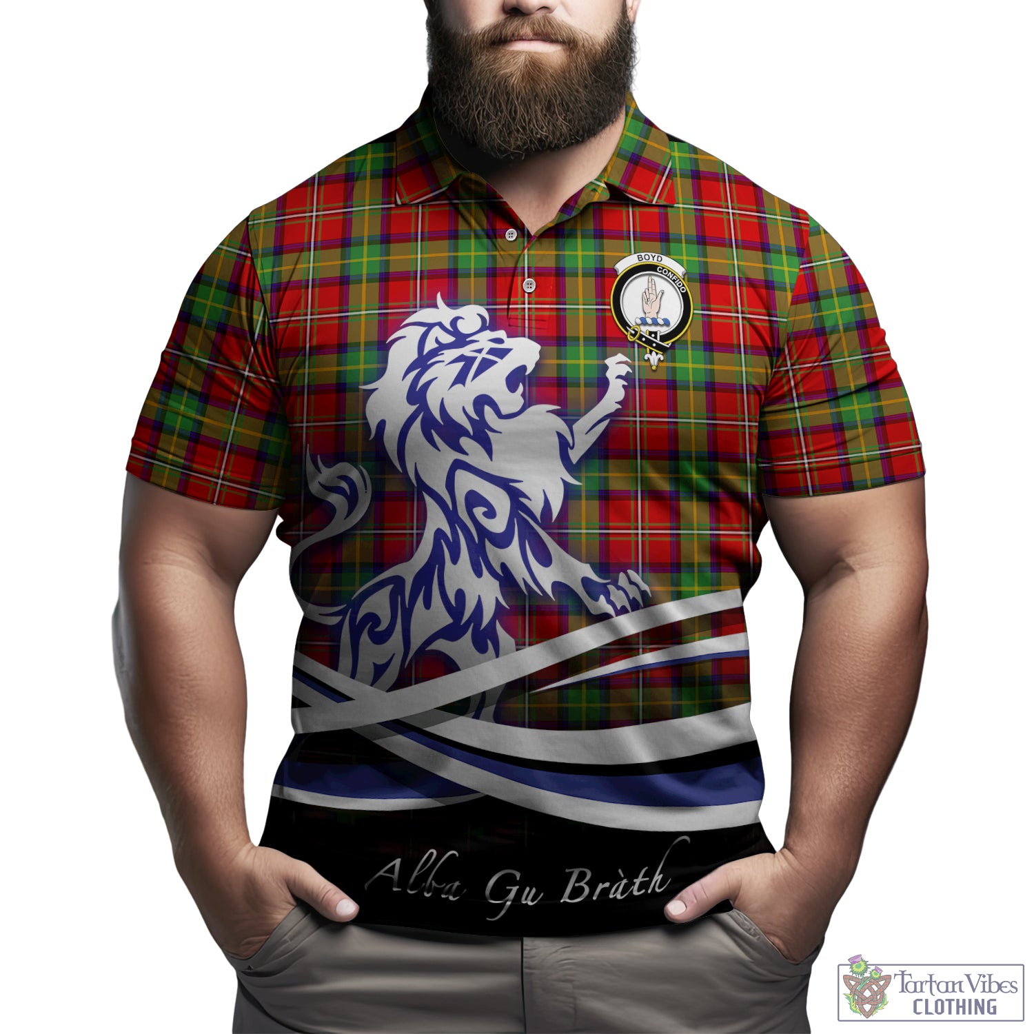 boyd-modern-tartan-polo-shirt-with-alba-gu-brath-regal-lion-emblem