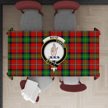 Boyd Tartan Tablecloth with Family Crest