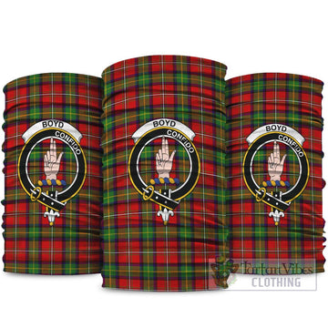 Boyd Tartan Neck Gaiters, Tartan Bandanas, Tartan Head Band with Family Crest