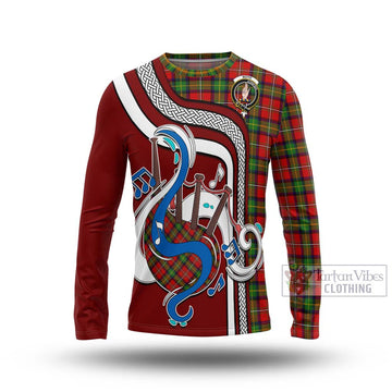 Boyd Tartan Long Sleeve T-Shirt with Epic Bagpipe Style